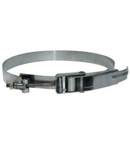 Hose clamp of a diameter of 10 in designed for PREDATOR 750 filtration systems