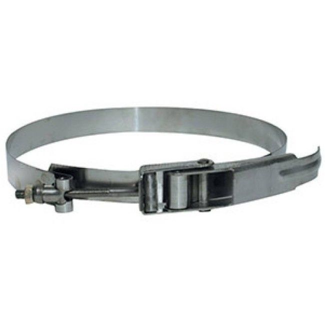 Hose clamp of a diameter of 12 in designed for HEPA-AIRE and BULLDOG filtration systems Hose clamp of a diameter of 12 in designed for HEPA-AIRE and BULLDOG filtration systems
