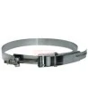 Hose clamp of a diameter of 12 in designed for HEPA-AIRE and BULLDOG filtration systems