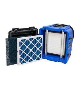 Predator 750 portable air scrubber with airflow from 200 to 750 cfm. Ideal for asbestos abatement and decontamination work zone