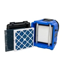 Predator 750 portable air scrubber with airflow from 200 to 750 cfm. Ideal for asbestos abatement and decontamination work zone