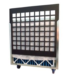 Purificateur d’air portable HEPA-AIRE deluxe à 2 vitesses. Débit de 1300 cfm ou 2000 cfm pour désamiantage et décontamination