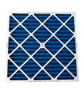 Second stage filter for HEPA-AIRE/BULLDOG air scrubber. 24"X24"X2" filter for particles 3 µm to 10 µm