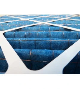 Second stage filter for HEPA-AIRE/BULLDOG air scrubber. 24"X24"X2" filter for particles 3 µm to 10 µm