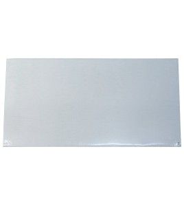 White tacky mat with 120 polyethylene disposable tacky sheets. Cleans shoe soles. 24"x 45”. 4 x 30 sheets.