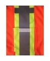 Polo  made of orange polyester, approved CSA Z96-09