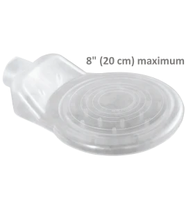 Capteur de poussière pour perceuses et scies à diamètre maximum 8 po (20 cm). Idéal pour la construction et la rénovation.