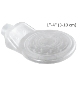 Capteur de poussière pour perceuse avec un emporte-pièce (diamètre 4 à 10 cm). Idéal pour la construction et la rénovation.