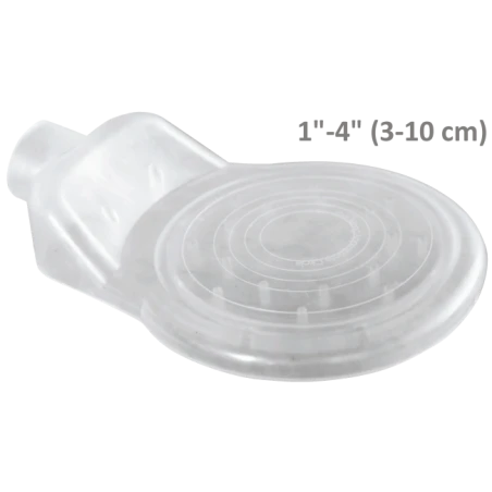 Capteur de poussière pour perceuse avec un emporte-pièce (diamètre 4 à 10 cm). Idéal pour la construction et la rénovation.