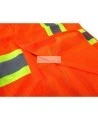 Veste de circulation orange fluo, CSA Z96 classe 2, 100% polyester