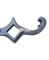 Combination spanner wrench key for fire hose and water valve, 1.5 to 3 inch