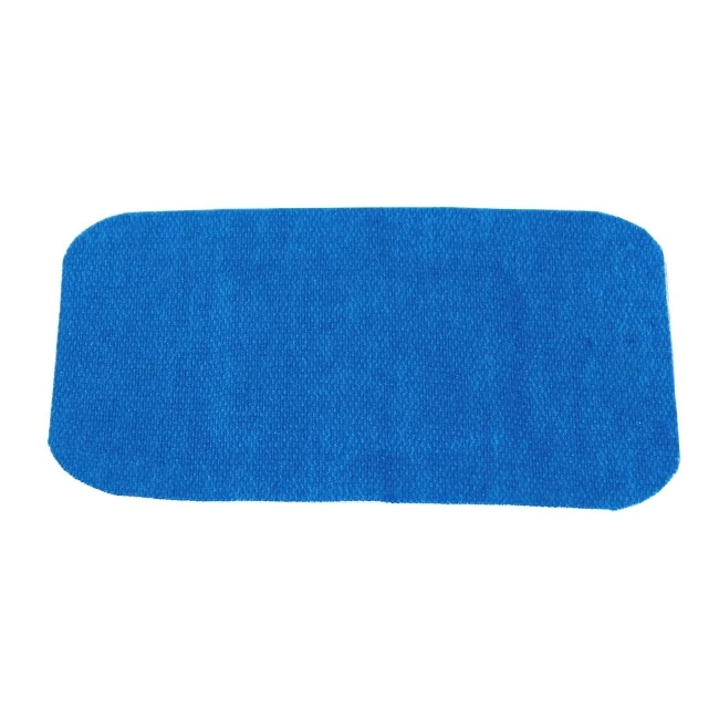 Pansements en tissu bleu détectables, 5 x 7.5 cm (2 x 3 po), 50/bte.