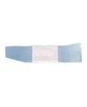 Elastic blue plastic detectable bandages, 2.2 x 7.5 cm (3/8 x 3 in), 100/box.