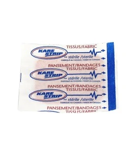 Elastic fabric square bandages, 3.75 cm (1.5 in), 50/box.
