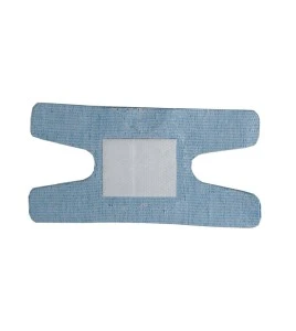 Pansements en tissu bleu détectables pour articulations, 3.8 x 7.5 cm (1.5 x 3 po), 50/bte.