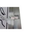 Aluminum holder with clip, 10-3/4 in X 10-3/4 in.