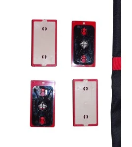 Ensemble de supports portatifs ZipWall pour confinement de zones de travaux salissants ou de petite décontamination d’amiante.