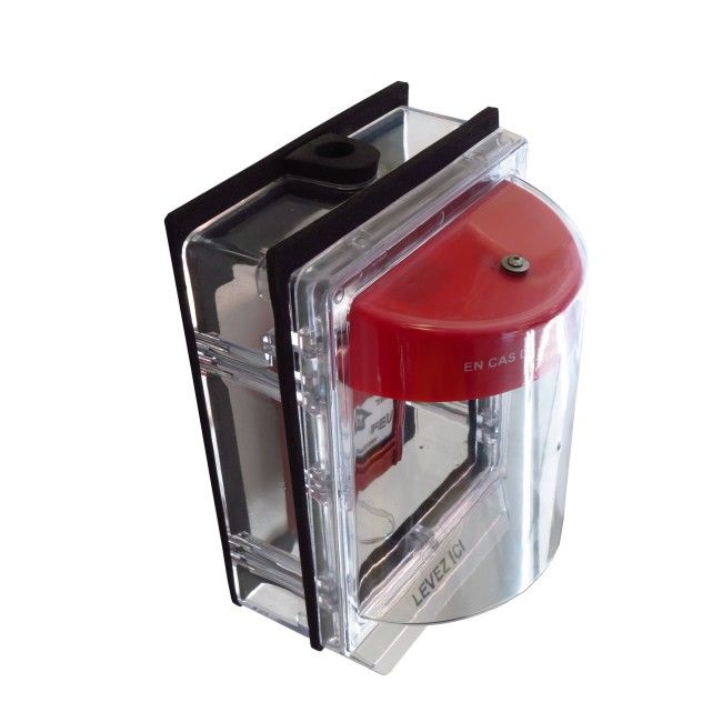 Lot De 4 Couvercles Transparents Pour Bouton D'alarme Incendie - Protection Anti-activation Accidentelle - Compatible Intérieur/extérieur