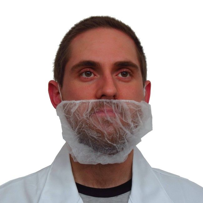 Bonnet à barbe blanc (100) Bonnet à barbe blanc (100)