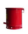 Bidon pour chiffons imbibés d'huiles ou solvants, 14 gallons, avec pédale, approuvé FM, UL, OSHA
