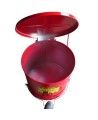 Bidon pour chiffons imbibés d'huiles ou solvants, 14 gallons, avec pédale, approuvé FM, UL, OSHA