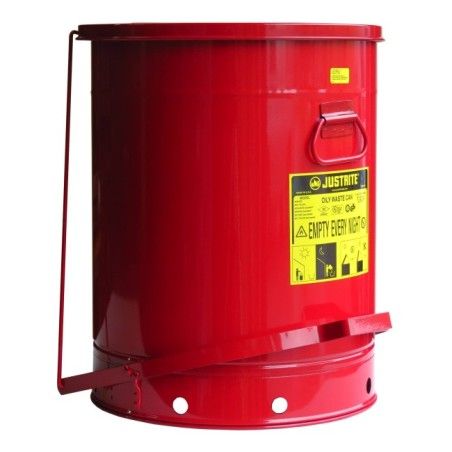 21 gallon container with pedal for oily or solvent-soaked garbage ...