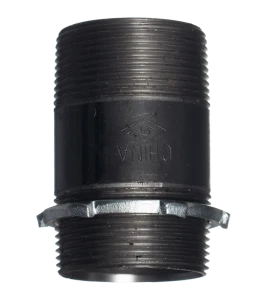 Threaded fitting for horizontal reel