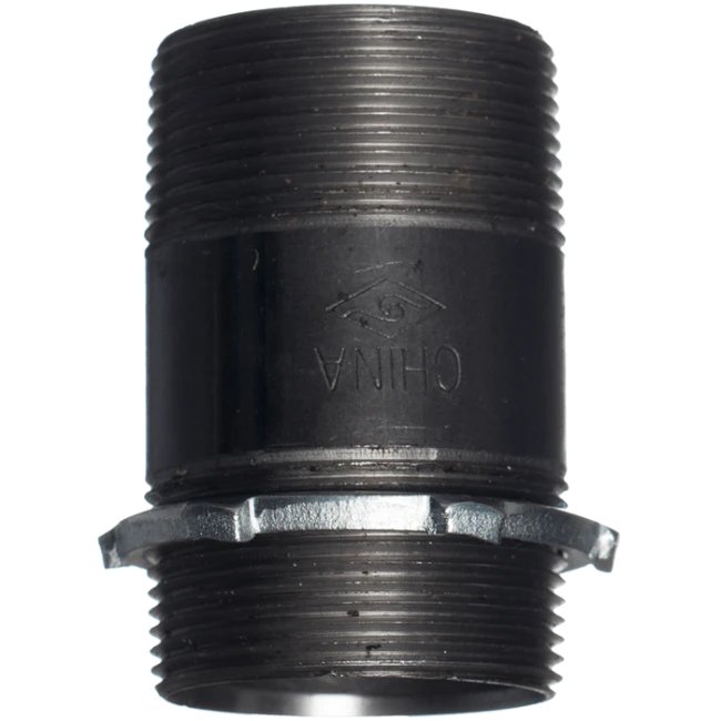 Threaded fitting for horizontal reel