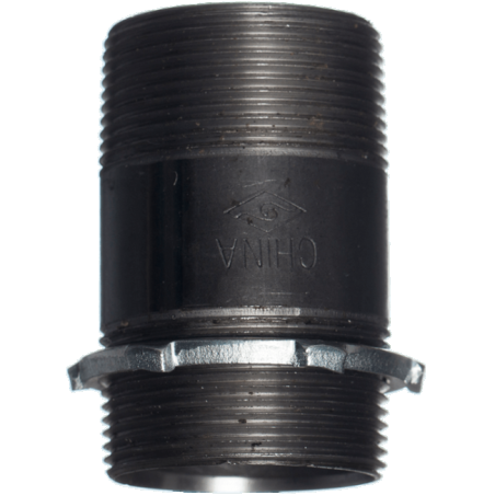 Threaded fitting for horizontal reel