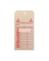 Cardstock monthly inspection tags, for fire extinguishers, labelling in French, covering 1 year.