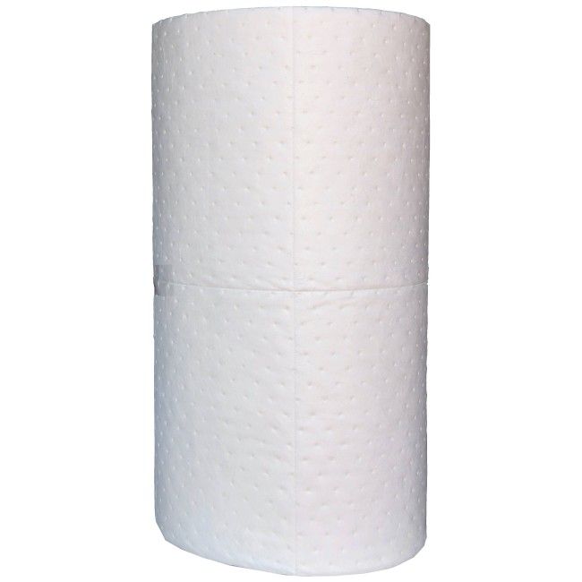 Oil-only absorbent roll for oil-based spills, 30 inches X 150 feet.