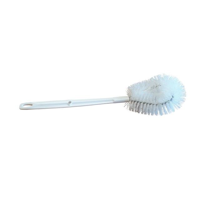 Scrubbing polyester brush for delicate areas during asbestos remediation on pipes with glove bags. Sold individually. Scrubbing polyester brush for delicate areas during asbestos remediation on pipes with glove bags. Sold individually.