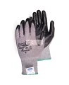 Superior Touc® cut-resistant ASTM/ANSI level A5  knit gloves with Dyneema composite fiber and foam nitrile coating