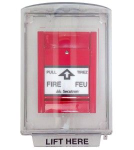 Couvercle Universal Stopper sans alarme locale, mais avec instructions en anglais pour station manuelle encastrée