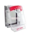 Couvercle Weather Stopper sans alarme locale, mais avec instructions en anglais pour station manuelle en surface