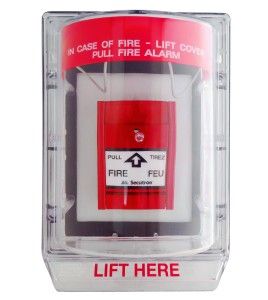 Couvercle Weather Stopper sans alarme locale, mais avec instructions en anglais pour station manuelle en surface