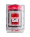 Couvercle Weather Stopper sans alarme locale, mais avec instructions en anglais pour station manuelle en surface