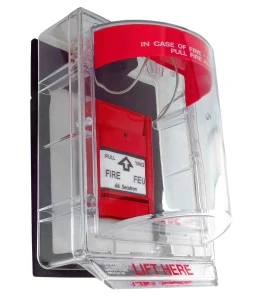 Couvercle Weather Stopper sans alarme locale, mais avec instructions en anglais pour station manuelle en surface