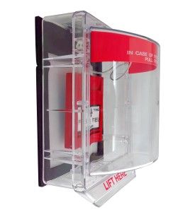 Couvercle Weather Stopper sans alarme locale, mais avec instructions en anglais pour station manuelle en surface