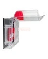Couvercle Weather Stopper sans alarme locale, mais avec instructions en anglais pour station manuelle en surface