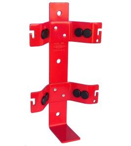 Amerex 864 heavy-duty vehicle rubber strap bracket for 5 lb portable fire extinguishers, Ø 7-8 inches