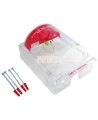 Couvercle Stopper II avec alarme locale et instructions en anglais pour station manuelle d'alarme incendie en surface