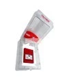 Couvercle Stopper II avec alarme locale et instructions en anglais pour station manuelle d'alarme incendie en surface
