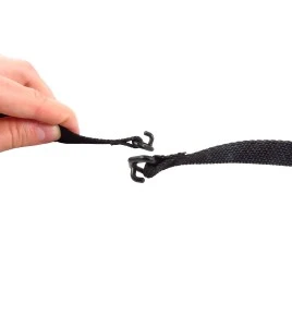 Mentonnière accessoire à 4 points en nylon élastique pour casques de sécurité A119R de North. Vendu à l'unité