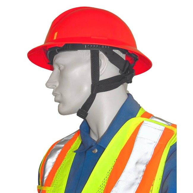 Mentonnière accessoire à 4 points en nylon élastique pour casques de sécurité A119R de North. Vendu à l'unité Mentonnière accessoire à 4 points en nylon élastique pour casques de sécurité A119R de North. Vendu à l'unité