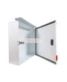 Steel box safety plan13 3/8 in W X 13 3/8 in H X 4 1/4 in. Fire safety plan box is made 18 gauge.