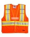 High-visibility orange safety vest, 4 sizes, CSA Z96-15 class 2 level 2, 4 pockets.