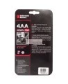 UK4AA-AS2 certified anti-explosion front switch flashlight with xenon bulb. Orange casing.
