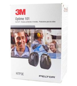 Coquilles 3M PELTOR Optime 101 H7P3E pour casque de sécurité, NRR 24 dB