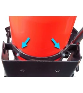 Coussinet extra-durable en caoutchouc pour crochets de véhicule pour extincteurs